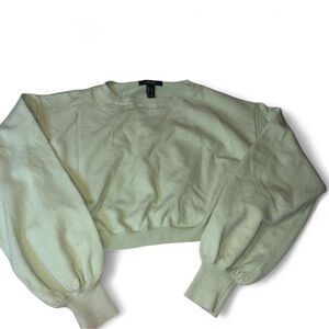 Forever 21 Key Lime Green Knit Crop Top